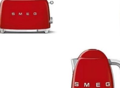 brand new Smeg 50's Retro Kettle & 2 Slice Toaster Set