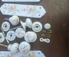 Door knobs, push plates, key hole covers