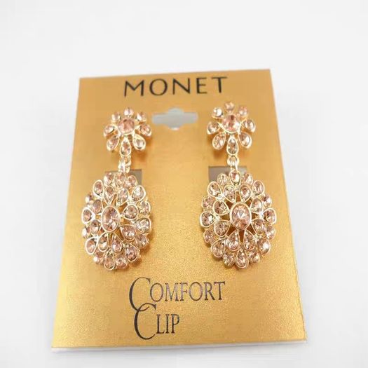 Monet clip on earrings