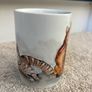 Hand Painted Cat Theme Mug Image 2