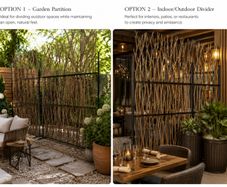 Screen Dividers for Inside or Out