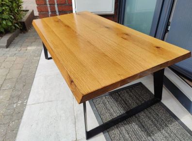 Solid oak coffee table