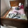 Free King-size Mahogany Bed Image 3