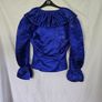 Madelene Simon Studio Blue Jaquard Blouse Image 5