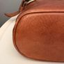Vintage Burberry Cognac leather shoulder bag Image 8