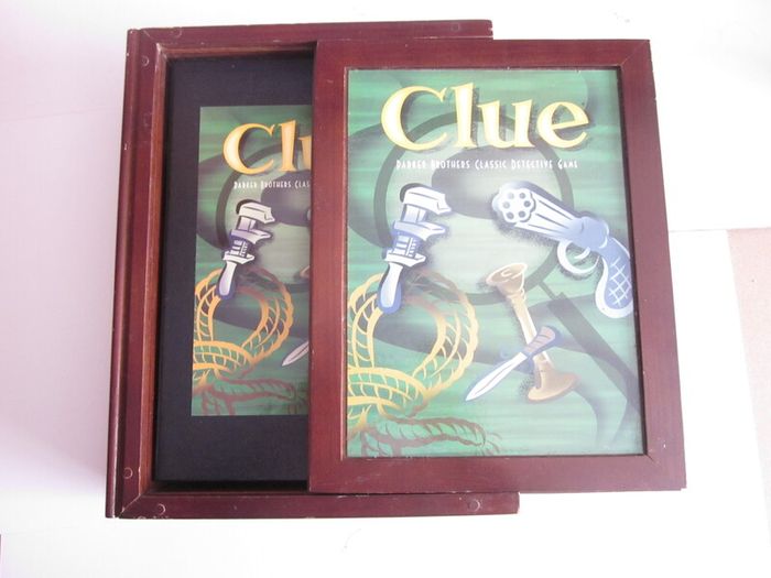 Clue Classic Detective Game Wooden Box