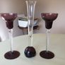 Coloured Glassware X 3 . ( Reduced) Image 2
