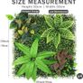 4 Pcs 50cmx50cm Artificial Fern Leaf Wall Panels, Combine to 1mx1m Image 7