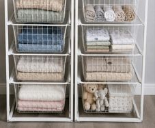 2 x Wardrobe insert storage drawers