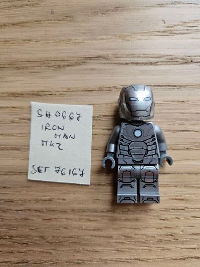lego sh0667 iron man mk2, set 76167