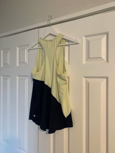 Goodmove Yellow & Navy Sports Top