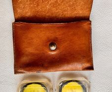 Leica Leitz  Push-on  & Screw On Yellow Filter - Black Mount - Mint - Orig Case