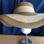 Brown /Beige Stripe Design Hat Image 2