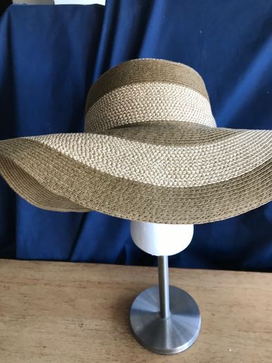 Brown /Beige Stripe Design Hat