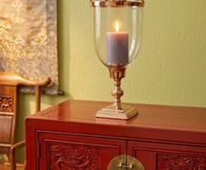 rose gold glass candle holder jar