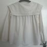 Zara Kids Blouse with Oversized Embroidered Collar Age 11 to 12 Image 5