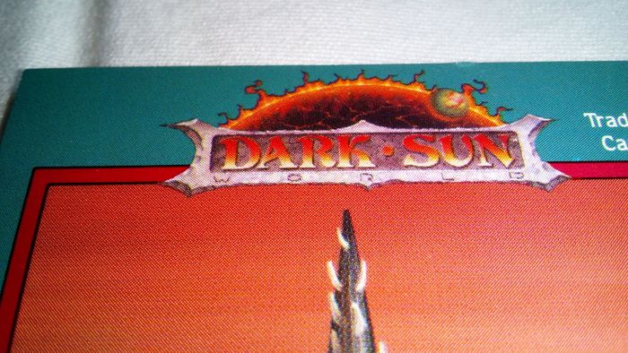 Dark Sun 1993 TSR. Trading Card. Gythka.