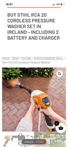 Power washer, Wireless