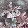 Baby girl wardrobe outfits 0-3 m snow onesies babygrows vests tops dresses hats blankie Image 6