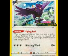 Corviknight 156/189 Stamped Promo Cosmos Holo Rare Darkness Ablaze Pokemon Card