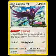 Corviknight 156/189 Stamped Promo Cosmos Holo Rare Darkness Ablaze Pokemon Card
