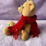 I Heart Killarney Teddy Bear with Red Knitted Scarf Image 5