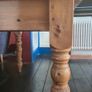 Solid Pine Farmhouse Dining Table Image 2