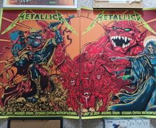 Metallica Connecting Concert posters Madrid 2024