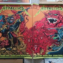 Metallica Connecting Concert posters Madrid 2024