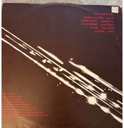 Judas Priest Stained Class 1978 Early UK Press A2B4 Vinyl LP