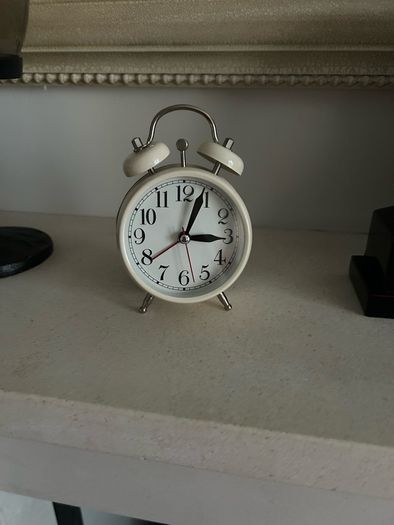 Cream ivory clock purchased in Laura Ashley