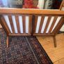Mid Century two-seater wooden sofa Image 4