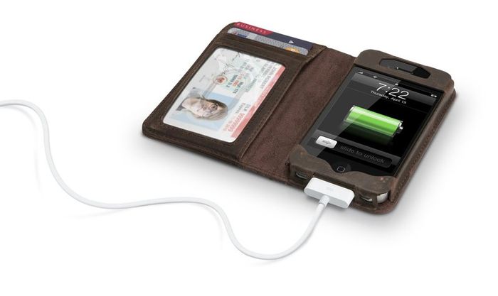 Leather Twelve South Book iPhone 4, 4S Case Book Design Flip Wallet