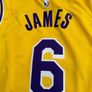 LeBron James yellow basketball jersey Image 4