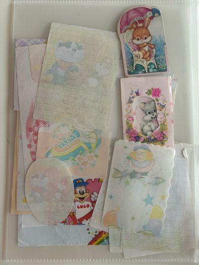 Vintage 1980,s Fancy paper Bundle