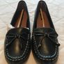 BNWT M&S navy leather flats size 6 Image 2