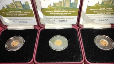 3 gold coins The Rock of Cashel