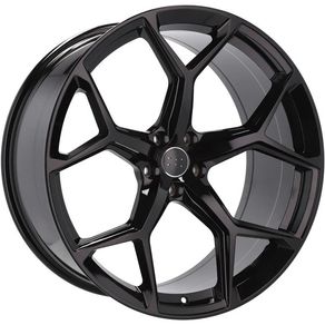 18" R6 New Black Style Alloy Wheels Vw Audi Seat Skoda 5x112
