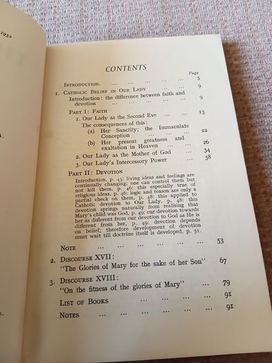 1952 1st Ed. The New Eve. John Henry Newman. Religious. Vintage.