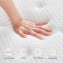 King Size Mattress,10.2 INCH Hybrid Memory Foam and Individually Pocket Spring,5FT King Mattress Medium Firm,Ergonomic Pressure Reducing,Improve Sleeping (150x200x26cm) Image 9