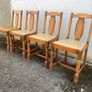 Antique Chairs x 4 - Art Deco Style Image 4