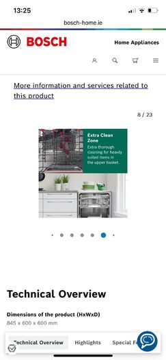 Bosch Series 6 Freestanding Dishwasher Silver