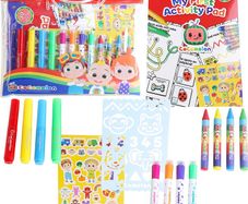 Childrens Activity Pack With Storage Wallet With Handle - Toddler Craft Activities - Travel Toys