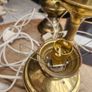 Three oil brass lamps Image 3