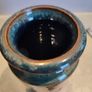 Ceramic Honey Pots / Jam Jars / Sugar Bowls in Blue over Black by Louis Mulcahy. Image 4