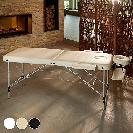 Mobile Aluminium Massage Table 2 Zones Height