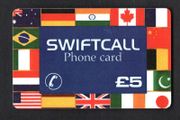Ireland IR5 Swiftcall Flags Phonecard used