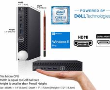 Mini Dell OptiPlex 3070 Micro Desktop PC Core i5 9thGen 12GB RAM 500GB SSD Windows 11 Pro HDMI