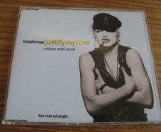 Madonna - Justify My Love - Cd Maxi Single - German Import - 1990