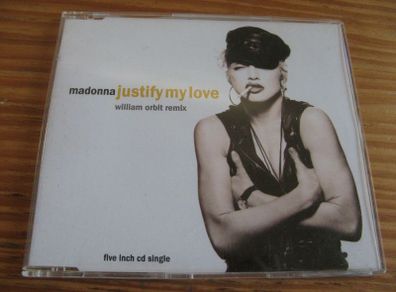 Madonna - Justify My Love - Cd Maxi Single - German Import - 1990